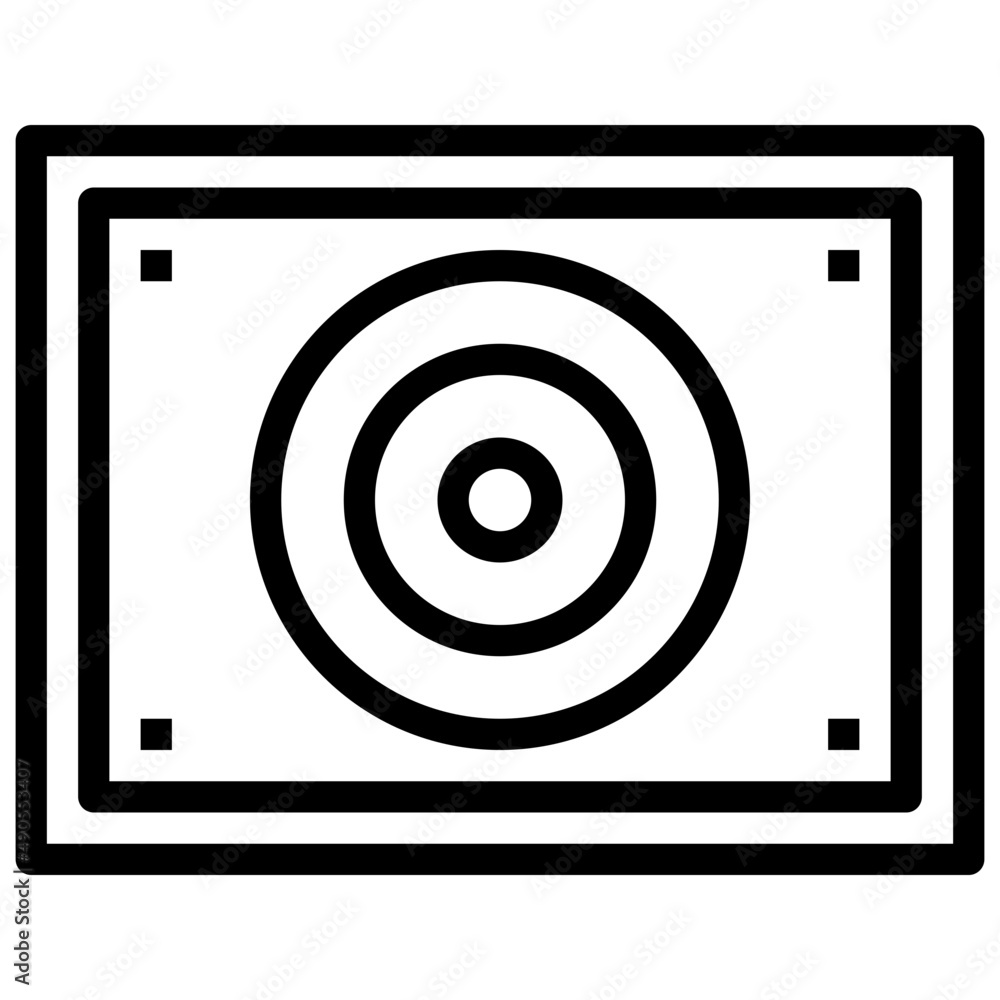 COAXIAL PORT line icon,linear,outline,graphic,illustration COAXIAL PORT line icon,linear,outline,graphic,illustration
