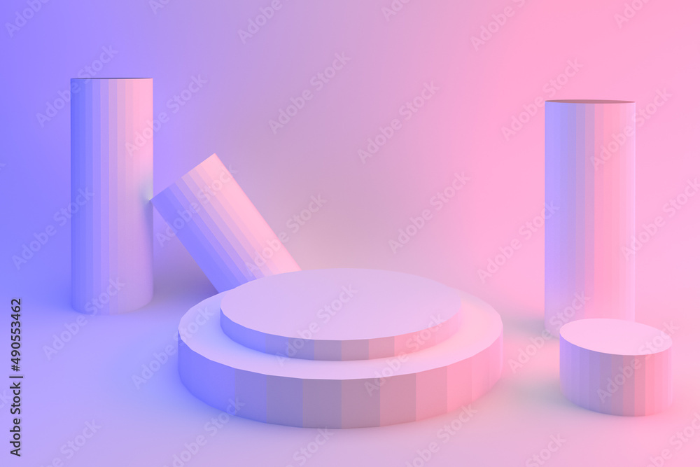 3d minimal pedestal Platform for presentation of your product 3d minimal pedestal Platform for presentation of your product