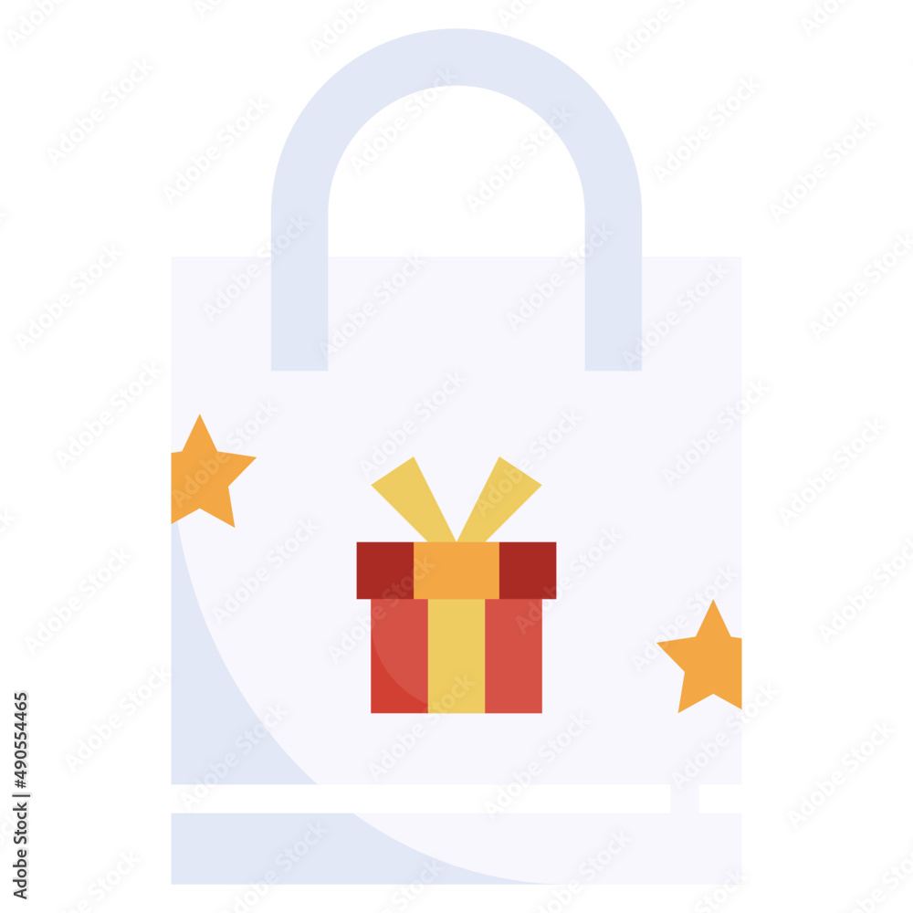 SHOPPING BAG flat icon,linear,outline,graphic,illustration SHOPPING BAG flat icon,linear,outline,graphic,illustration