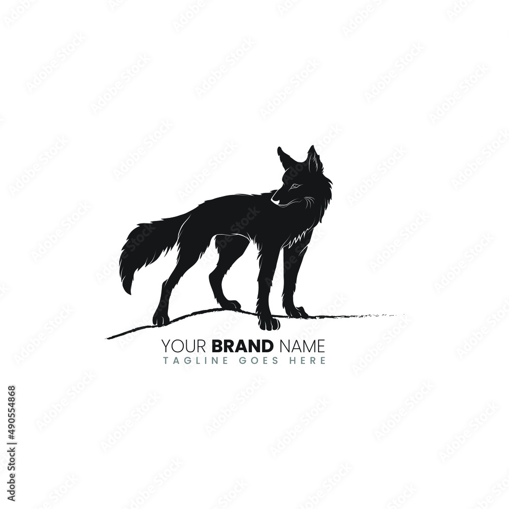 Wolf vector logo