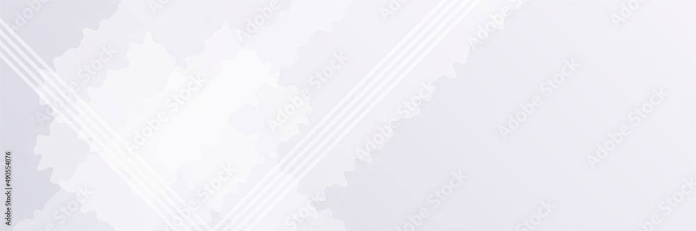 Vector abstract graphic design banner pattern background template. White abstract banner background