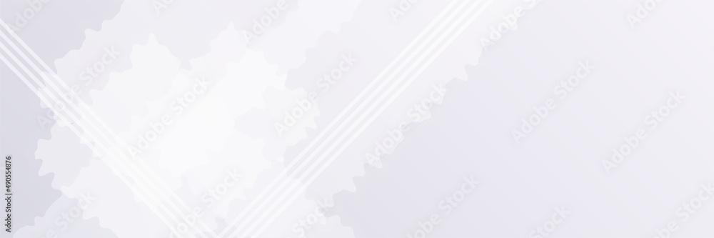 Obraz premium Vector abstract graphic design banner pattern background template. White abstract banner background