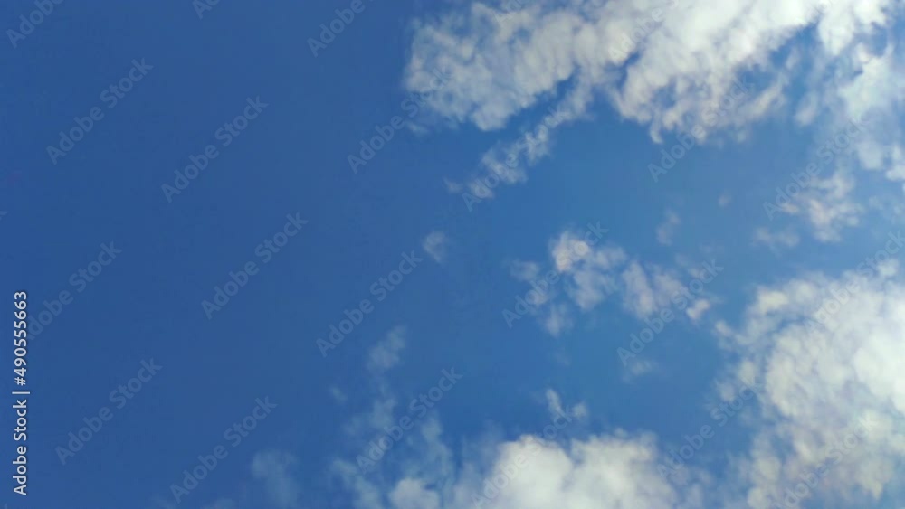Blue sky with clouds time lapse. Heaven nature footage. Blue sky with clouds time lapse. Heaven nature footage.