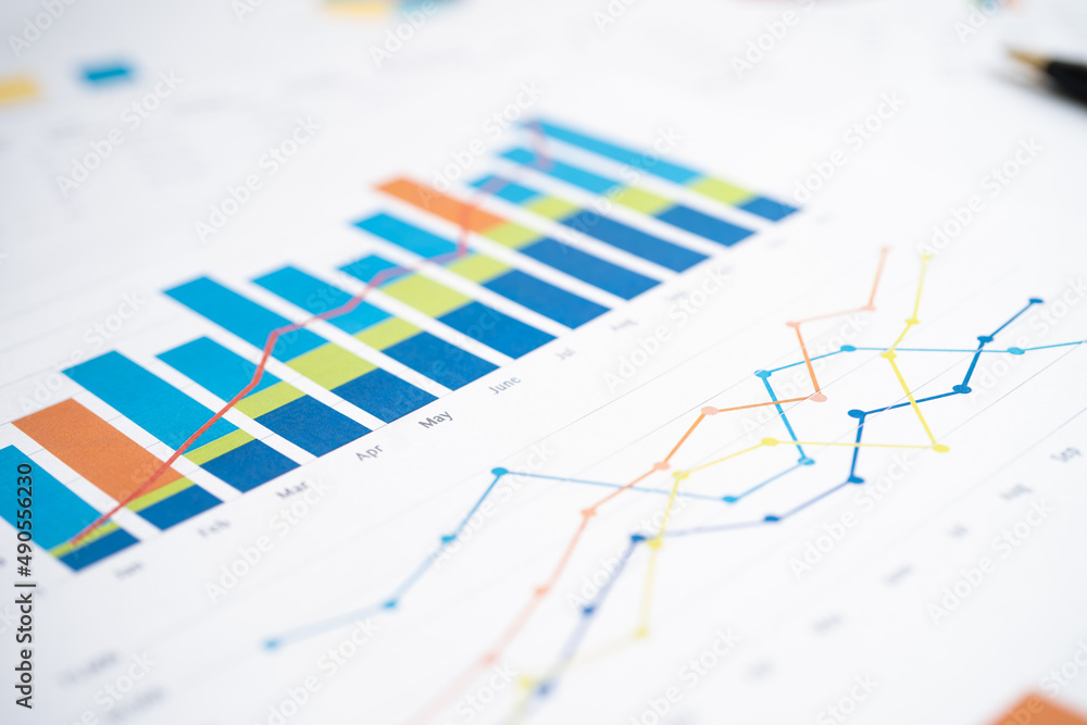 Charts Graphs paper. Financial development, Banking Account, Statistics, Investment Analytic research data economy, Stock exchange Business office company meeting concept. Charts Graphs paper. Financial development, Banking Account, Statistics, Investment Analytic research data economy, Stock exchange Business office company meeting concept.