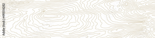 Seamless gold wooden pattern. Wood grain texture. Dense lines. Abstract white background. Vector illustration