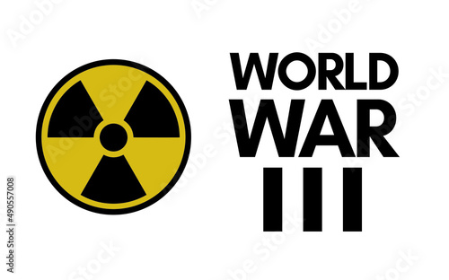 World War 3 (III). Radiotive and toxic scenery. War Russia against NATO and Ukraine.