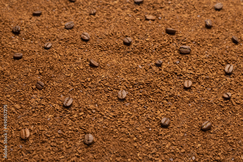 Instant coffee isolated on a background. Instant coffee isolated on a background.
