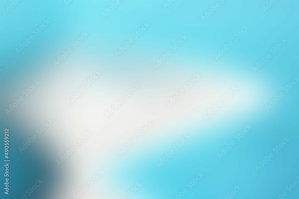 Abstract blue-white defocused background. Bright saturated shades. Background for the cover of a laptop, laptop, book. Abstract blue-white defocused background. Bright saturated shades. Background for the cover of a laptop, laptop, book.