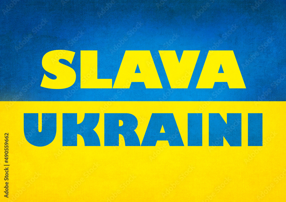 Slava Ukraini, We love Ukraine, Peace to the World, All united for Ukraine	