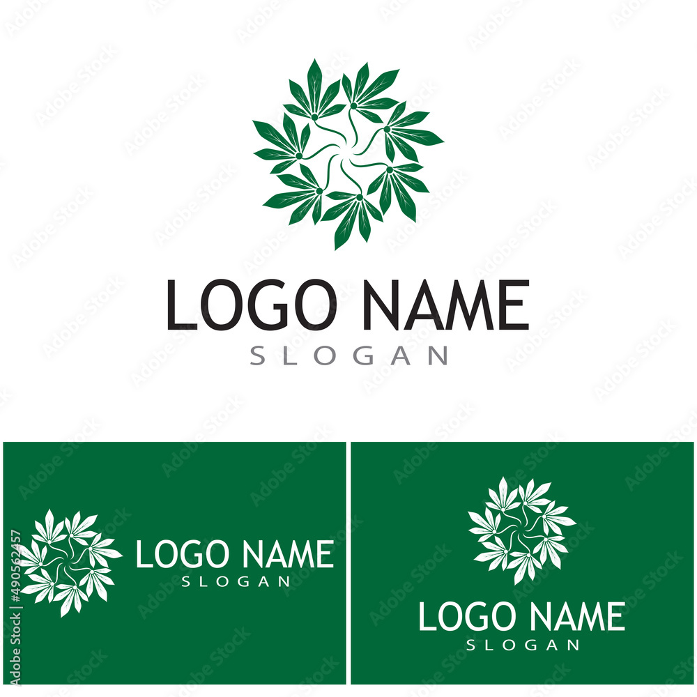Canabis Logo Template vector symbol nature Canabis Logo Template vector symbol nature