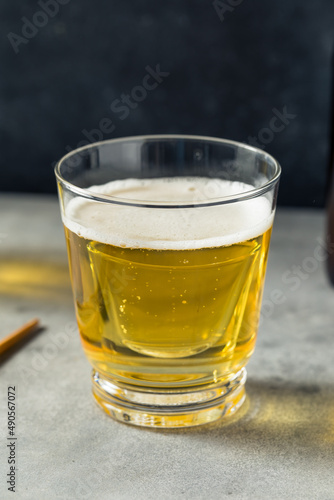 Boozy Refreshing Japanese Sake Bomb Cocktail photo