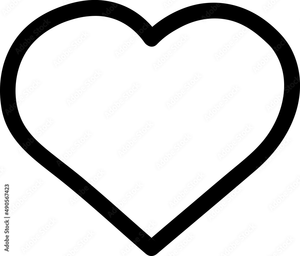 simple vector heart icon illustration on white background..eps simple vector heart icon illustration on white background..eps