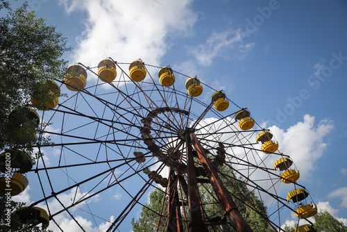 Ferris Wheel, Pripyat Town in Chernobyl Exclusion Zone, Ukraine