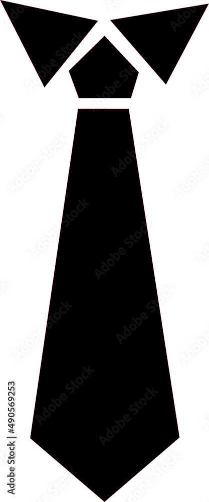 The tie icon. Necktie and neckcloth symbol. Flat Vector illustration..eps The tie icon. Necktie and neckcloth symbol. Flat Vector illustration..eps