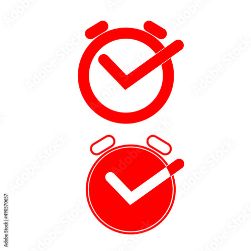 Time icons Clock trace.