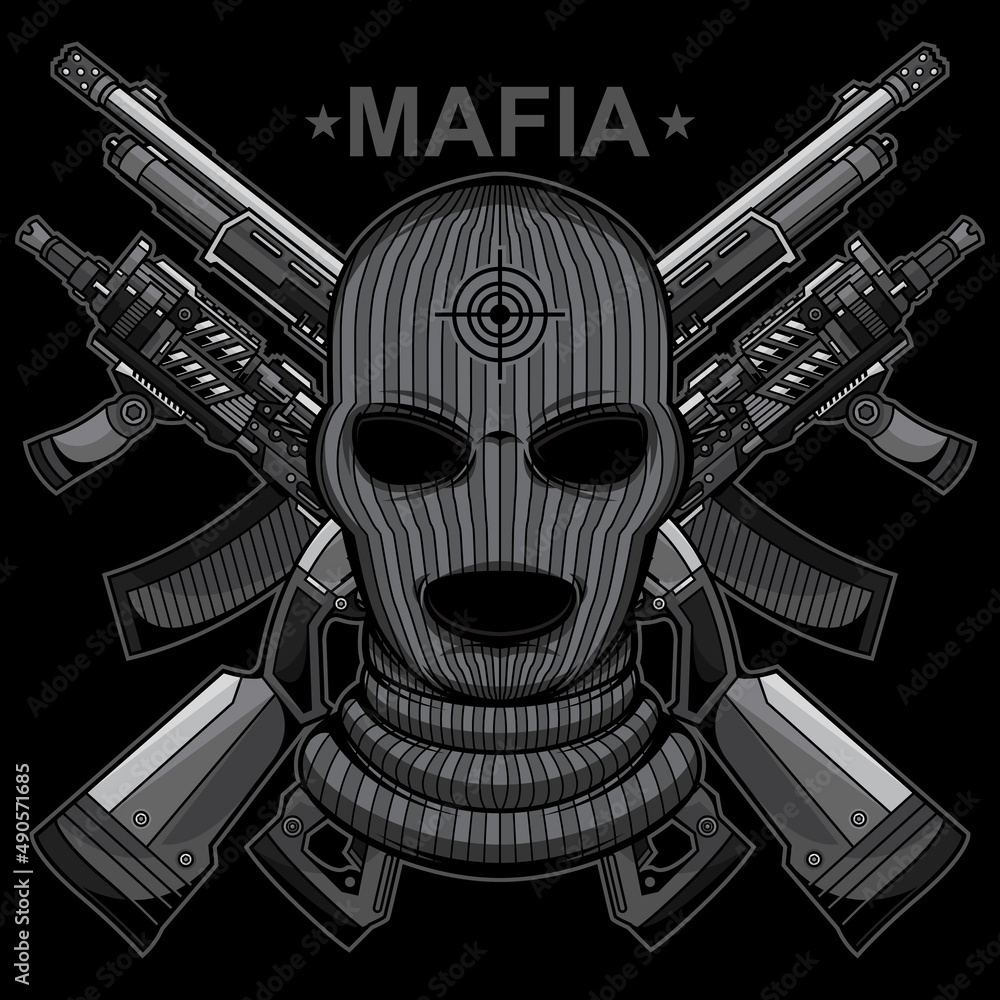 Vetor de mafia logo vector do Stock | Adobe Stock