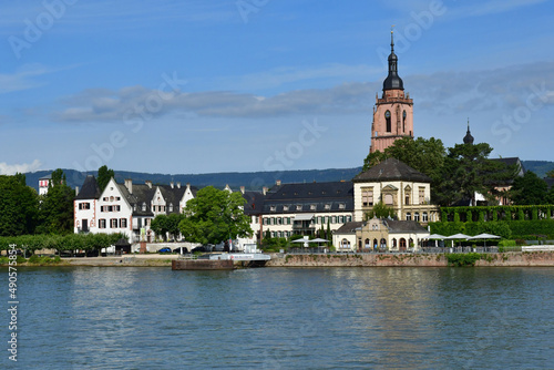 Rhine valley; Germany- august 11 2021 : the Rhine valley