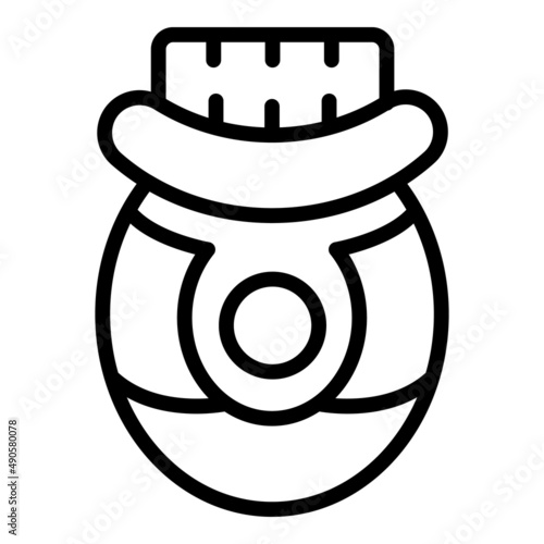 Face epilator icon outline vector. Body care. Skin hair removal