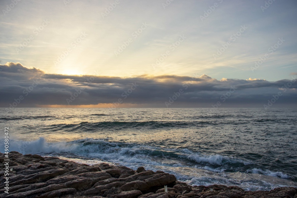 Fototapeta premium Seascape view of the south coast of South Africa