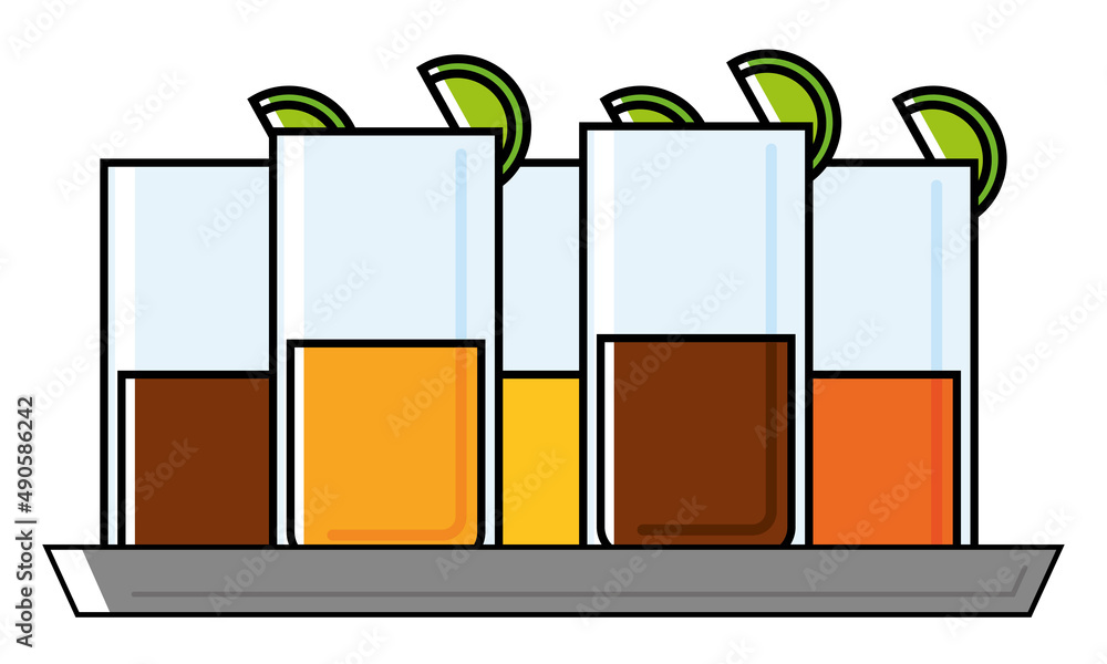 Group of beer glasses with foam icon Vector illustration Group of beer glasses with foam icon Vector illustration