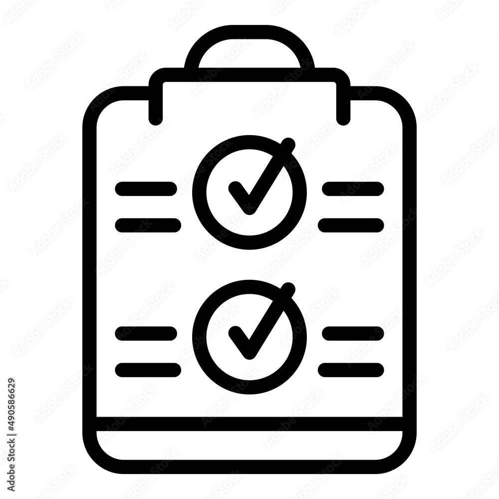 Help clipboard icon outline vector. Social review. Online customer Help clipboard icon outline vector. Social review. Online customer