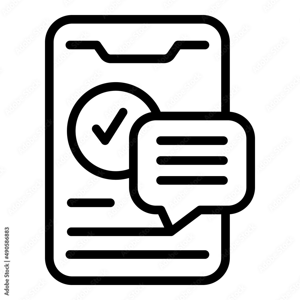 Smartphone marketing icon outline vector. Social review. Online help Smartphone marketing icon outline vector. Social review. Online help
