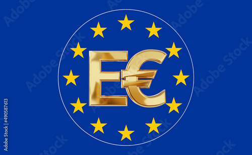 digital currency E-Euro € a...