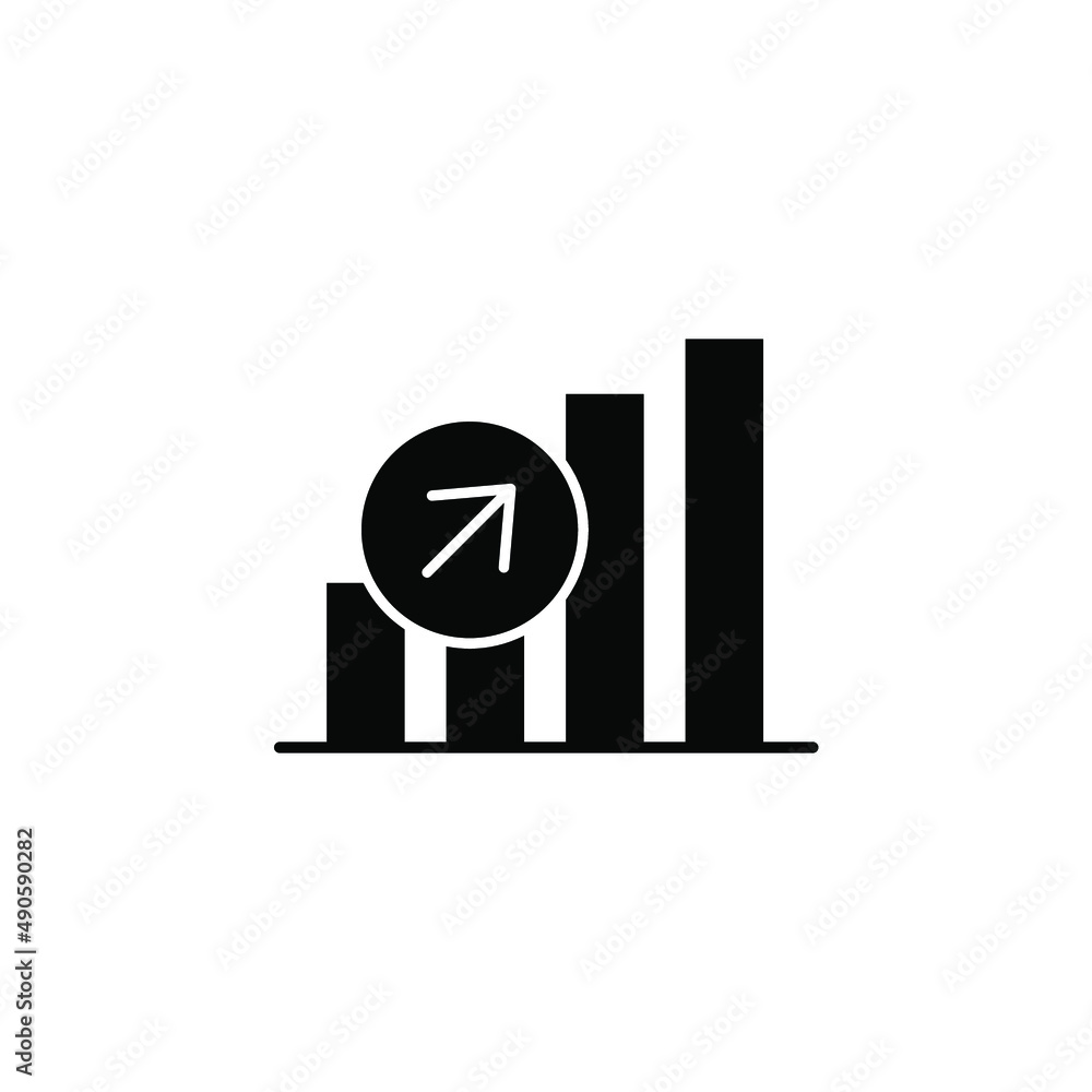 Growth icons symbol vector elements for infographic web Growth icons symbol vector elements for infographic web