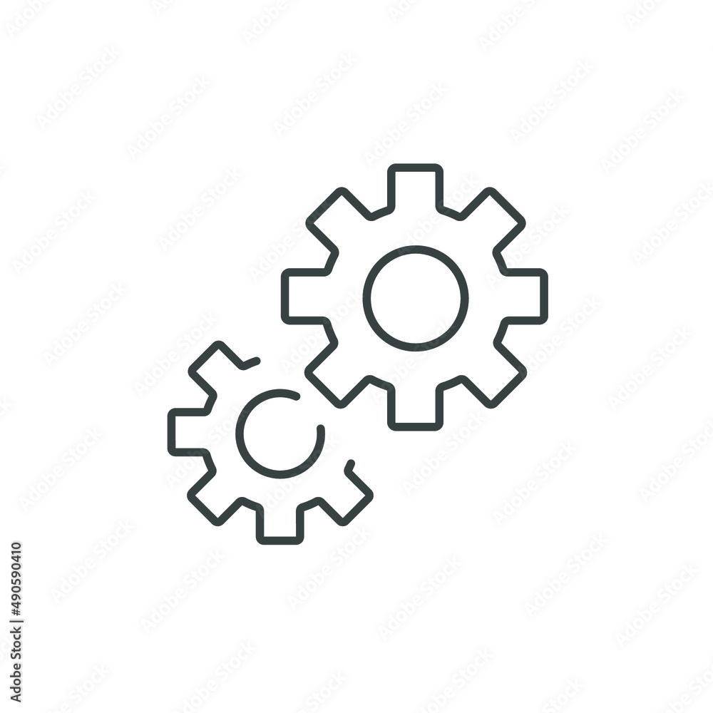 processing icons  symbol vector elements for infographic web