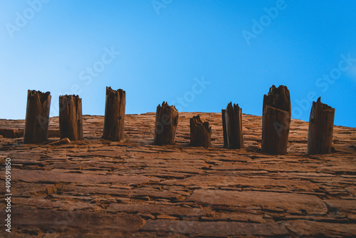 chaco canyon cultural history site  photo
