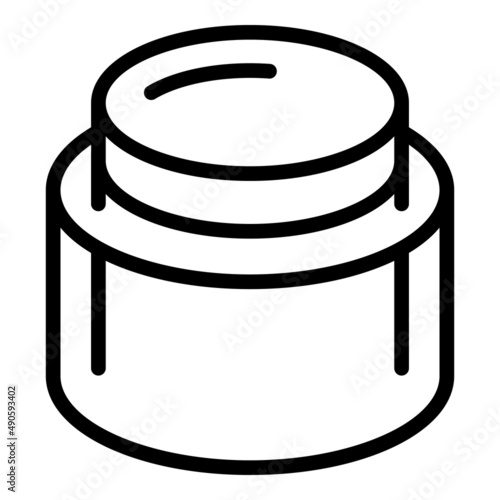 Skin care cream icon outline vector. Cosmetic gel. Collagen product