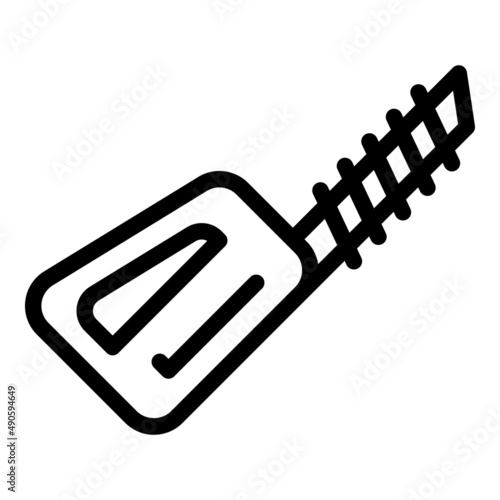 Tree trimmer icon outline vector. Garden lawn. Mower equipment