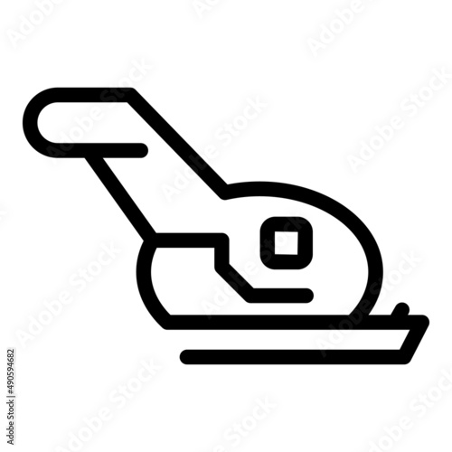 Pressure trimmer icon outline vector. Lawn grass. Agriculture tool