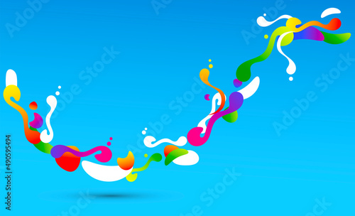 sfondo, forme, colori, astratte
