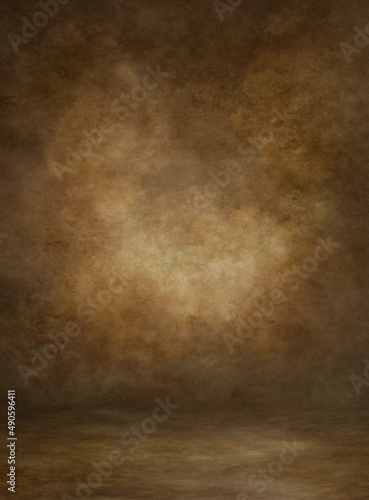 Brown Tan Background Studio Portrait Backdrops Photo 4K Fototapet
