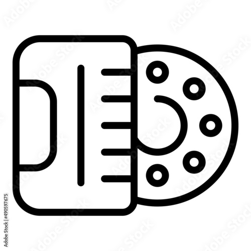 Contraception equipment icon outline vector. Control birth. Education type