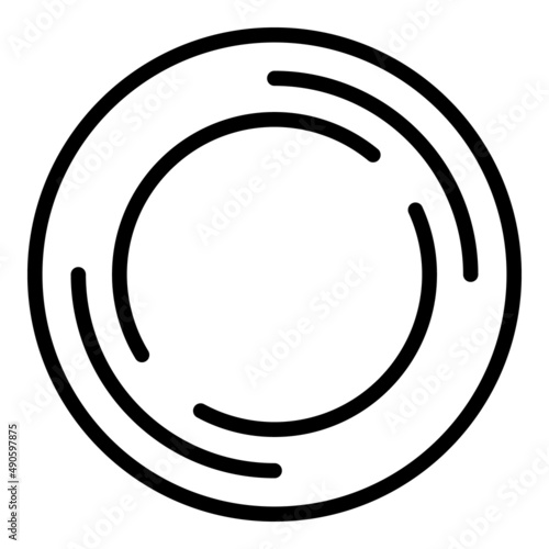 Contraception ring icon outline vector. Birth control. Health hormonal