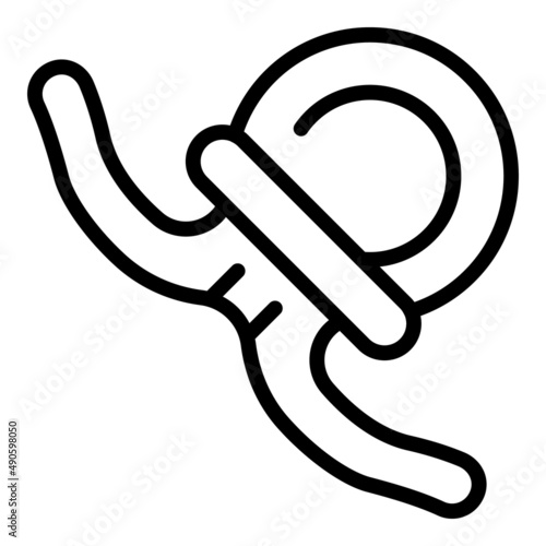 Emergency contraception icon outline vector. Birth control. Health patch
