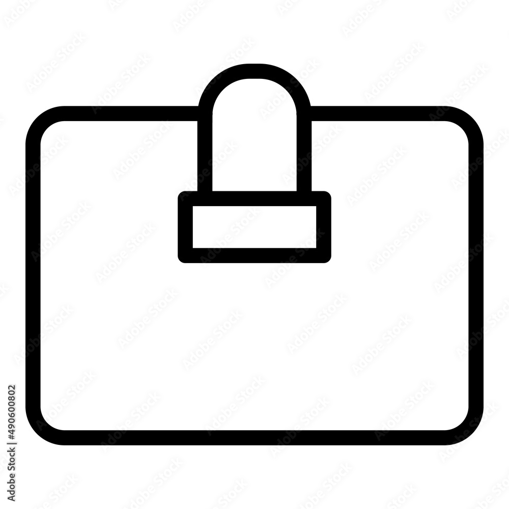 Cosmetic pouch icon outline vector. Makeup bag. Beauty case Cosmetic pouch icon outline vector. Makeup bag. Beauty case