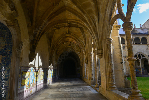 Kreuzgang Kloster Santa Cruz in Coimbra  Portugal