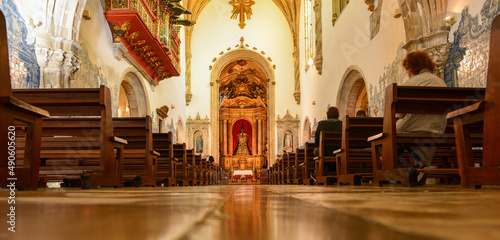 Innenansicht Klosterkirche Santa Cruz (Coimbra), Portugal