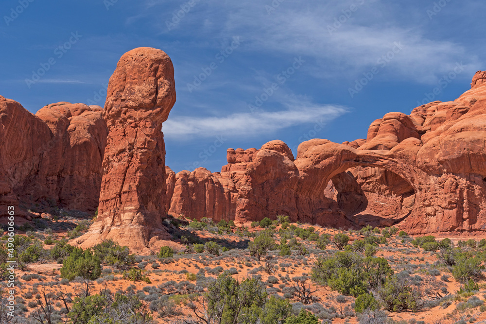 Fototapeta premium Arches and Pinnacles in the Desert