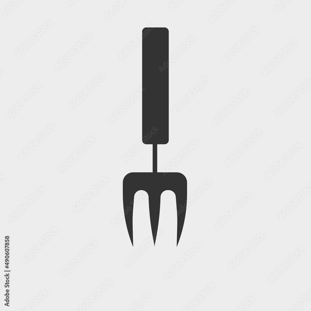 Gardening folk vector icon illustration sign