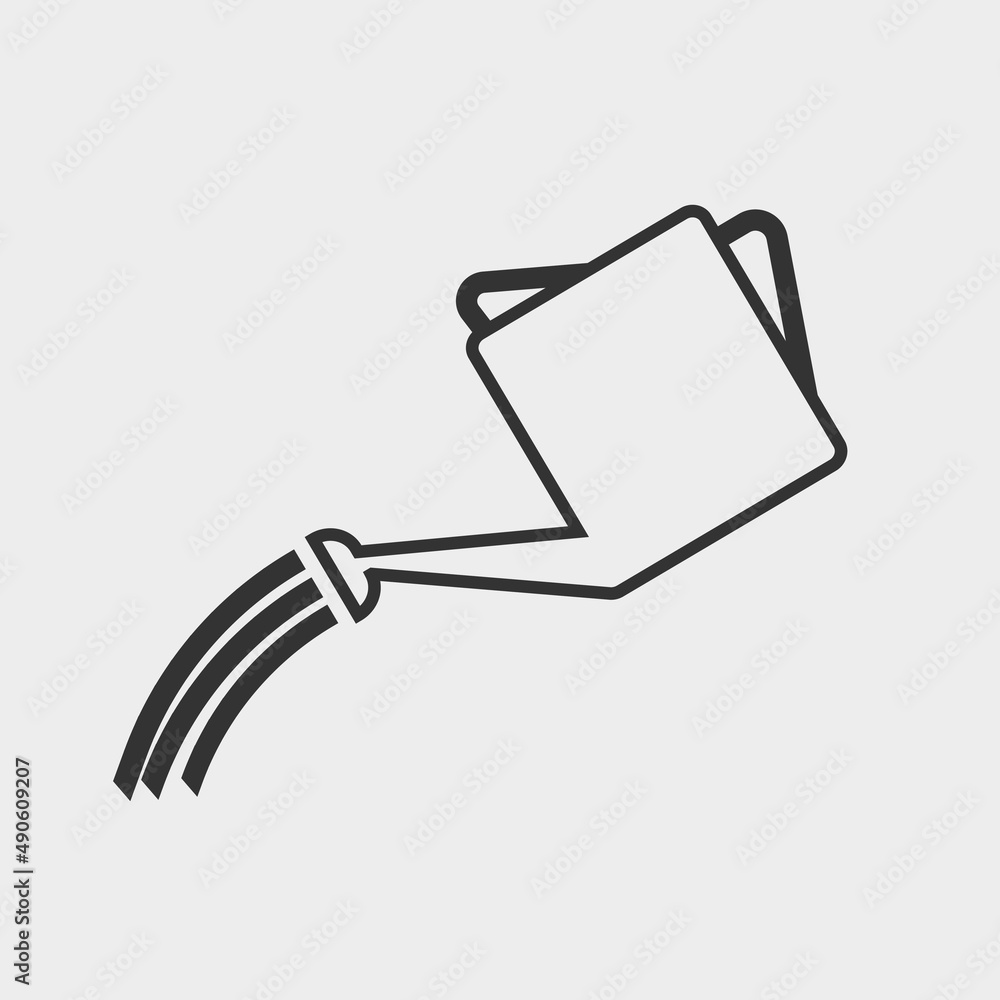 Watering vector icon illustration sign Watering vector icon illustration sign