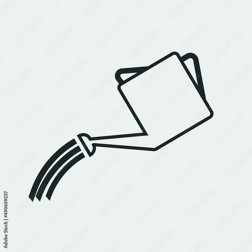 Watering vector icon illustration sign Watering vector icon illustration sign