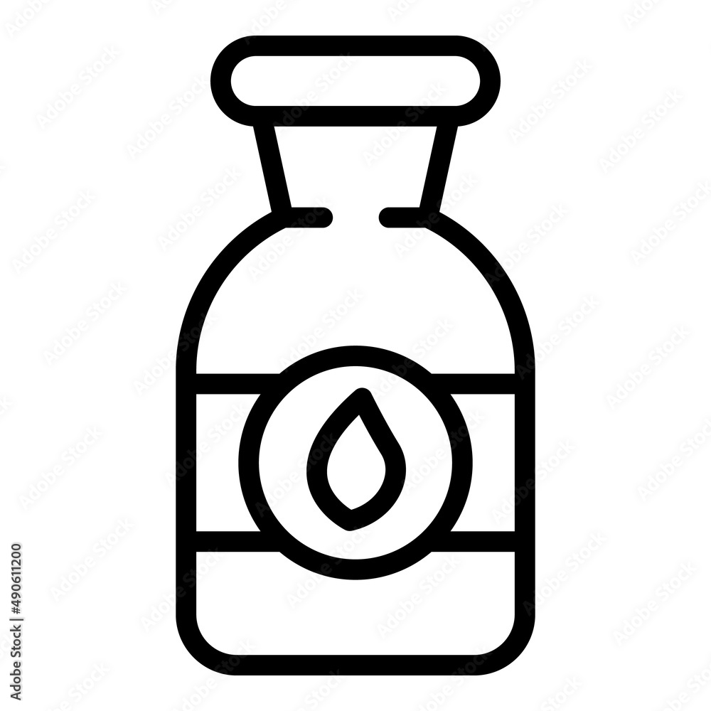 Glass vegetable milk icon outline vector. Almond soy. Vegan drink