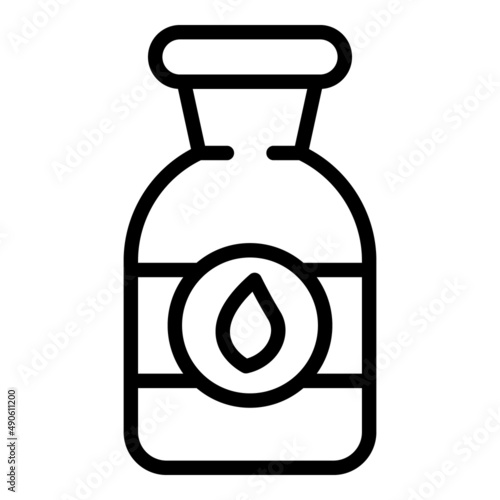 Glass vegetable milk icon outline vector. Almond soy. Vegan drink
