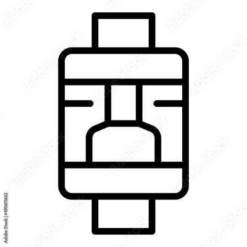 Vape atomizer icon outline vector. Electronic cigarette. Juice smoke