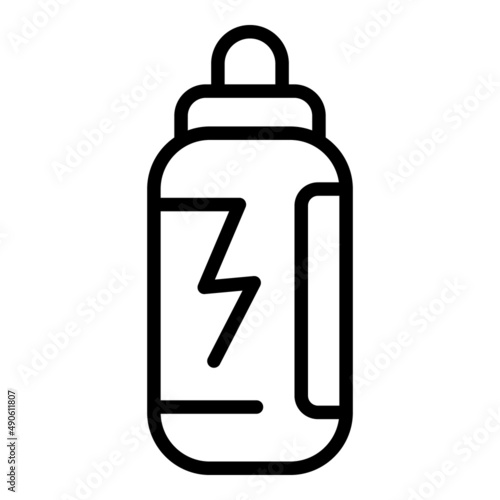 Fruit vape liquid icon outline vector. Electronic smoke. E cig