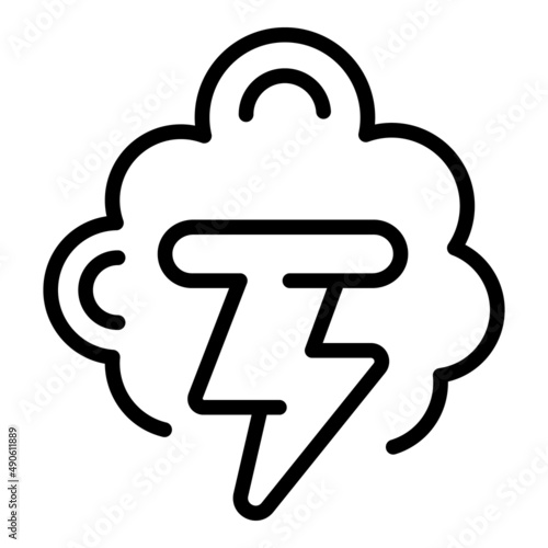 Electronic smoke icon outline vector. Vape cigarette. Vaper dropper